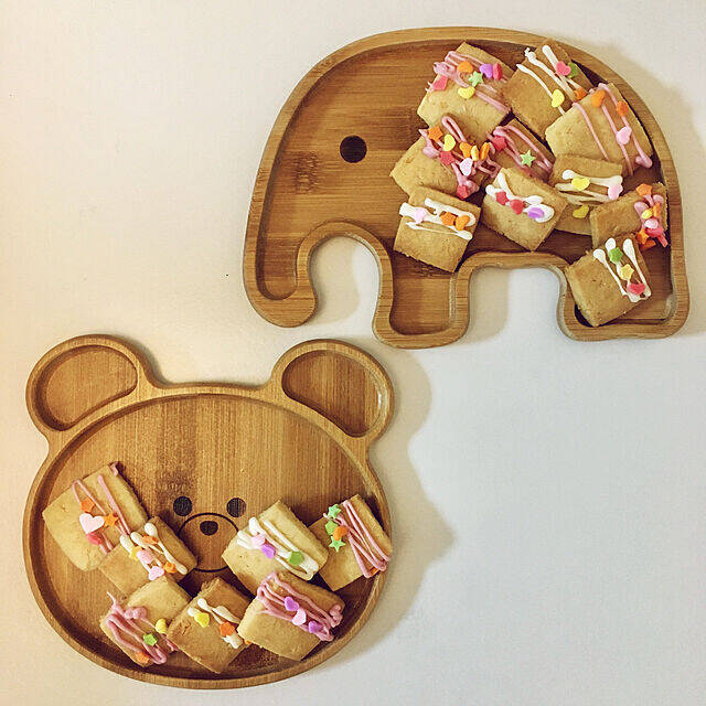 離乳食にもキッズにも！100均食器で楽しいごはんタイム