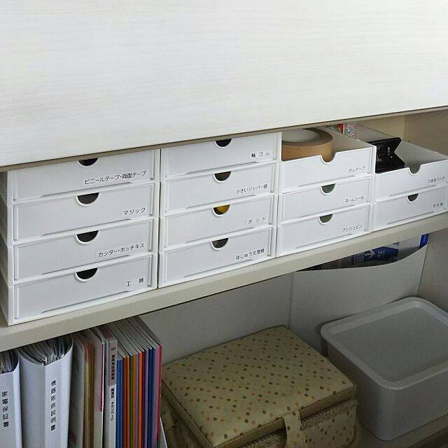 有効活用で収納力アップ♪キッチンカウンターの収納実例