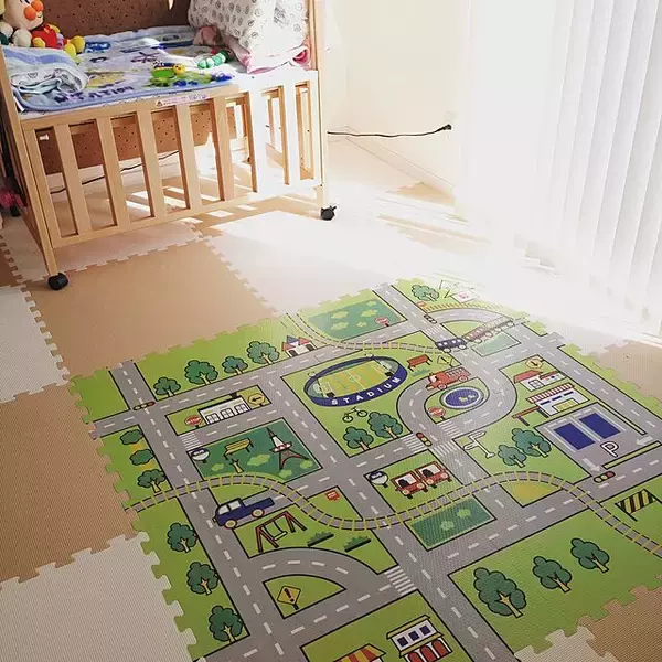 「デザインも機能性も超おすすめ！ニトリの敷物がある暮らし」の画像