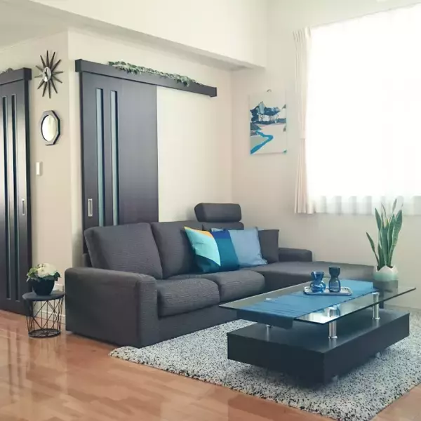 「決め手はデザインとカラーと内部構造♡ニトリのソファー」の画像