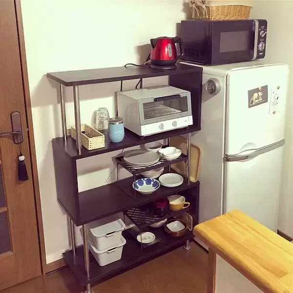 「暮らしのモチベーションが上がる♡一人暮らしの食器収納」の画像