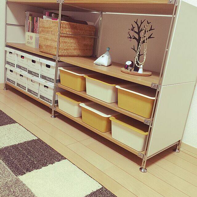 私はどこに使おうかな☆ダイソーの蓋つきスクエアボックス