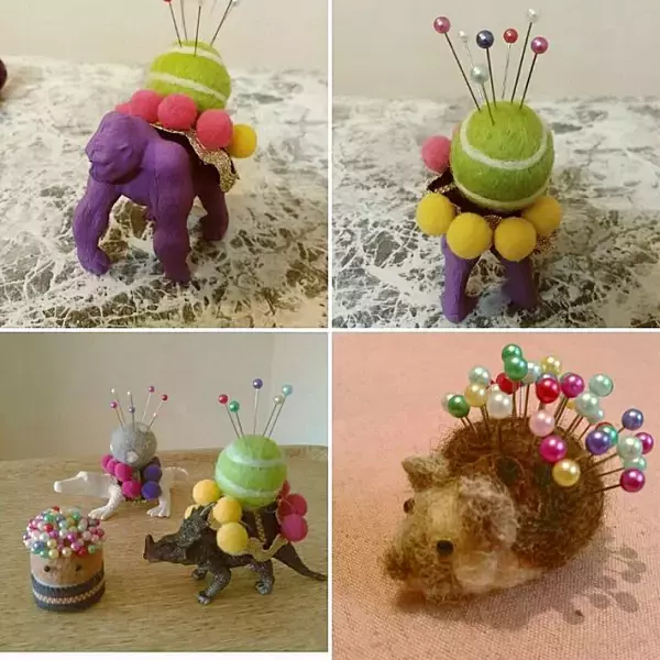 「作って楽しい＆飾ってキュート！手作りピンクッション」の画像