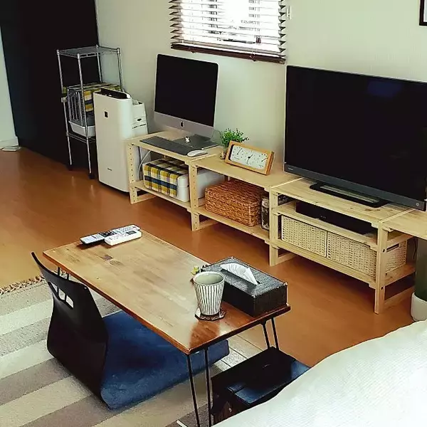 「「30ｍ2。モノトーン＆ナチュラルで統一した愛鳥と暮らす1K」 by ruchicoccoさん」の画像