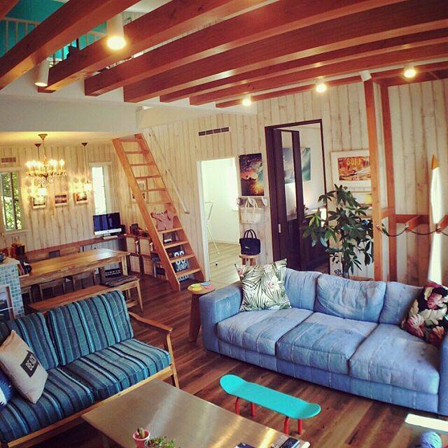 爽やかさとかっこよさのmix up！サーフスタイルインテリア