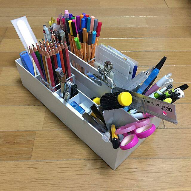 小物をすっきり収納！無印良品のファイルボックスポケット