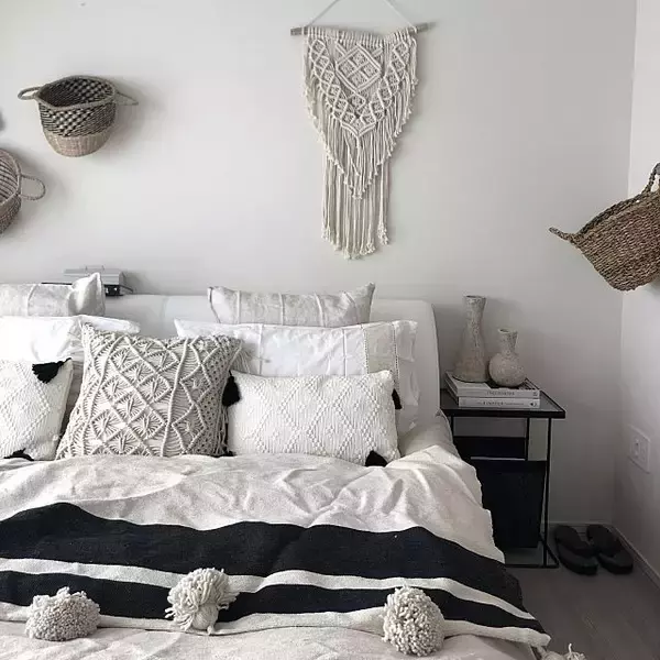 「ホワイトインテリアにラフ感を☆居心地の良いBOHOスタイル」の画像