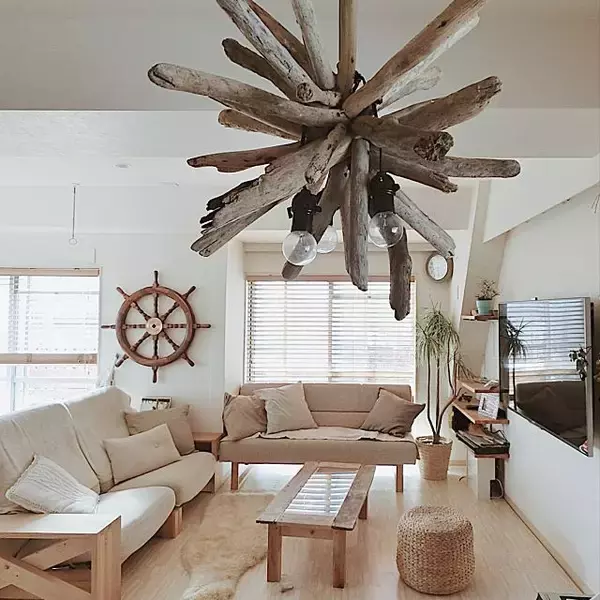 「ホワイトインテリアにラフ感を☆居心地の良いBOHOスタイル」の画像