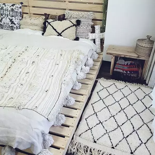 「ホワイトインテリアにラフ感を☆居心地の良いBOHOスタイル」の画像