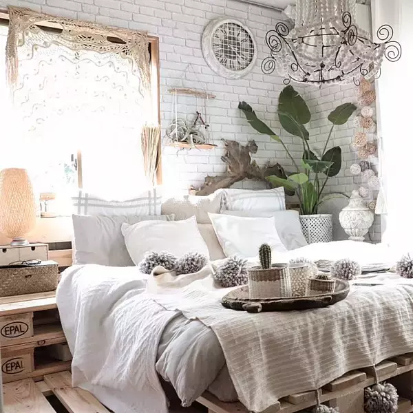 「ホワイトインテリアにラフ感を☆居心地の良いBOHOスタイル」の画像