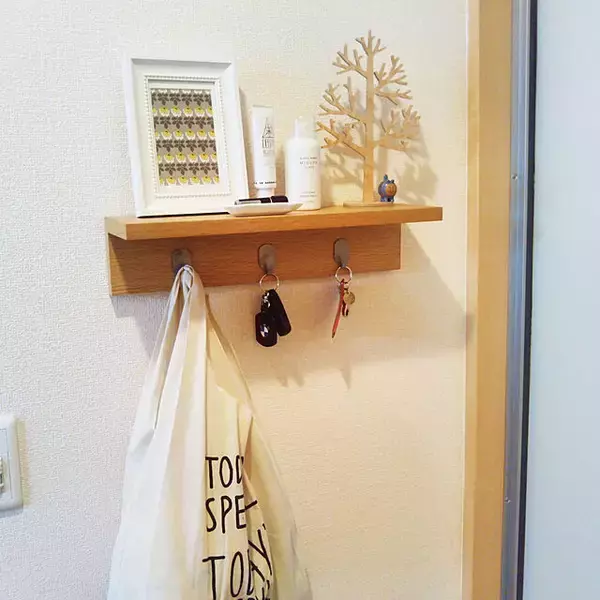 「お家の壁を有効活用しよう☆無印良品の壁に付けられる家具」の画像