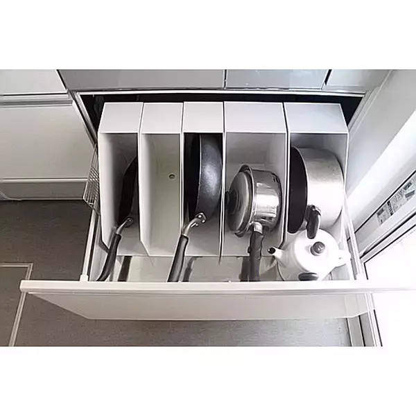 「家事効率もグーンとアップ☆調理器具の収納アイディア」の画像