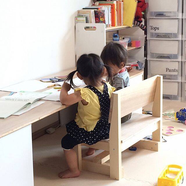 デザインも用途もお家にぴったり！工夫満載なDIYのベンチ