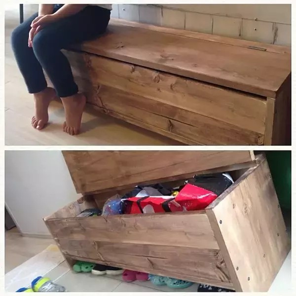 「デザインも用途もお家にぴったり！工夫満載なDIYのベンチ」の画像