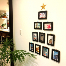 写真を使ってアート体験☆セリアアイテムでディスプレイ