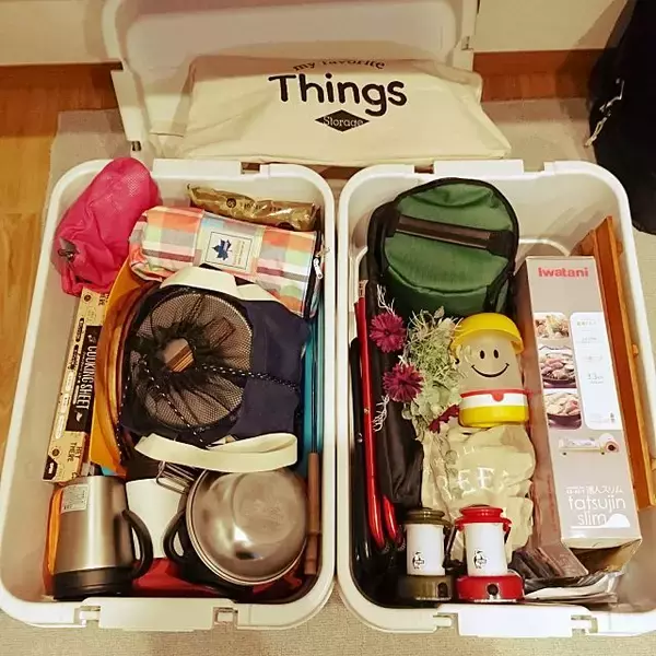 「「アウトドア対応◎シンプル＆頑丈な無印良品の収納ボックス」 by 2017homeさん」の画像