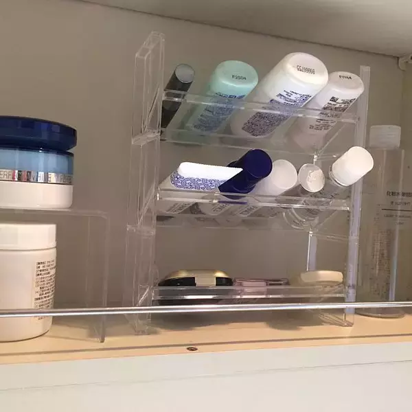 「見た目も使い勝手も良い洗面所☆センスが光る造作棚収納」の画像