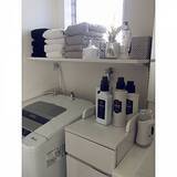 「見た目も使い勝手も良い洗面所☆センスが光る造作棚収納」の画像6