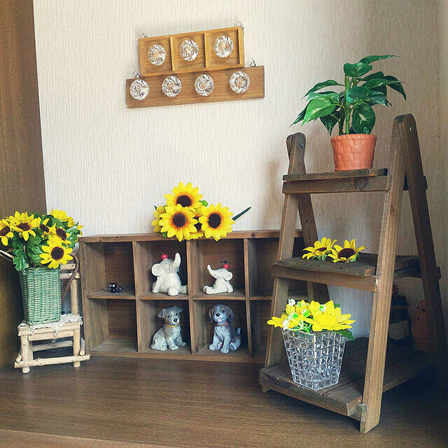 手軽に四季を感じたい♪セリアの小物で季節のディスプレイ