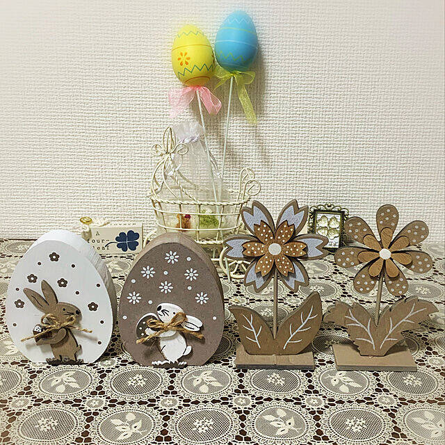 手軽に四季を感じたい♪セリアの小物で季節のディスプレイ