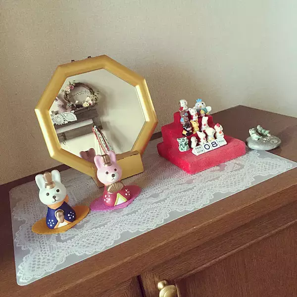 「手軽に四季を感じたい♪セリアの小物で季節のディスプレイ」の画像