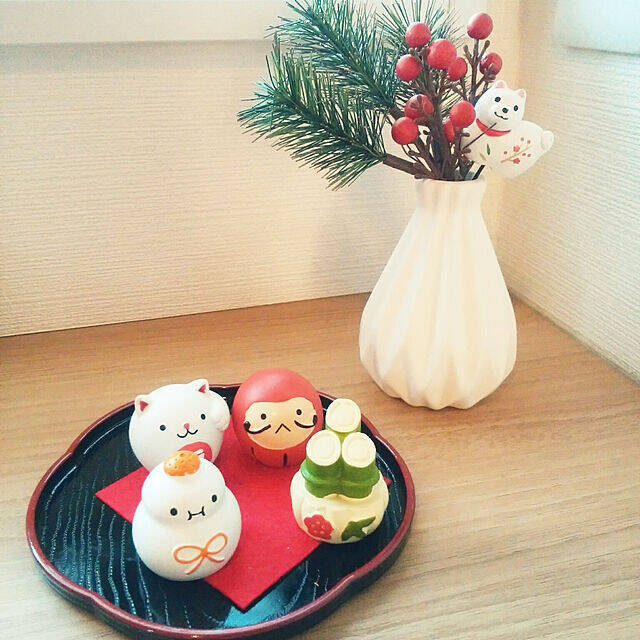 手軽に四季を感じたい♪セリアの小物で季節のディスプレイ