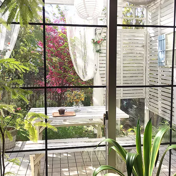 「IKEAで見つけたアイテムで♡庭やベランダをくつろぎ空間に」の画像