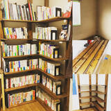 「壁面を利用して作りやすく♪お部屋に合わせて本棚をDIY」の画像1