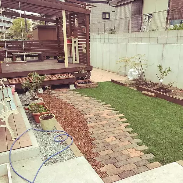 「おうちの外観も重要☆玄関やお庭の「アプローチ」ナチュラル系DIYアレンジ」の画像