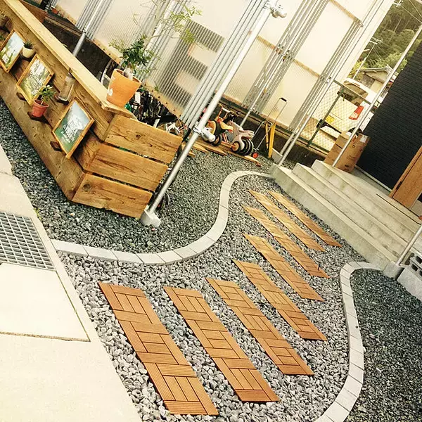 「おうちの外観も重要☆玄関やお庭の「アプローチ」ナチュラル系DIYアレンジ」の画像