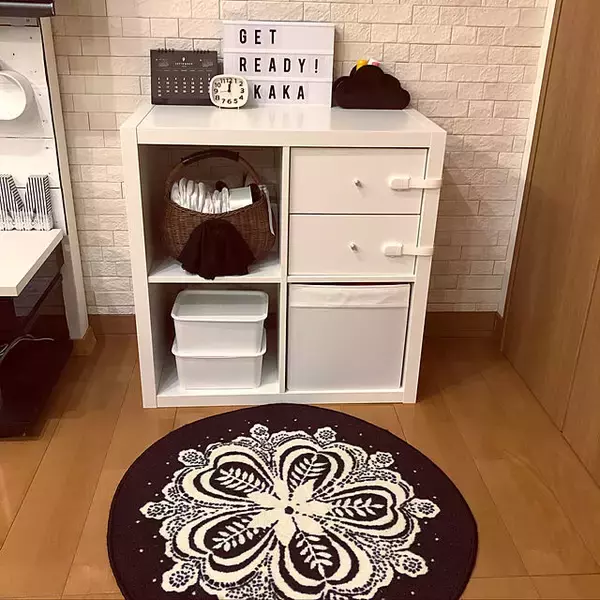 「シンプルだから使いやすい♪IKEAカラックス活用アイディア」の画像