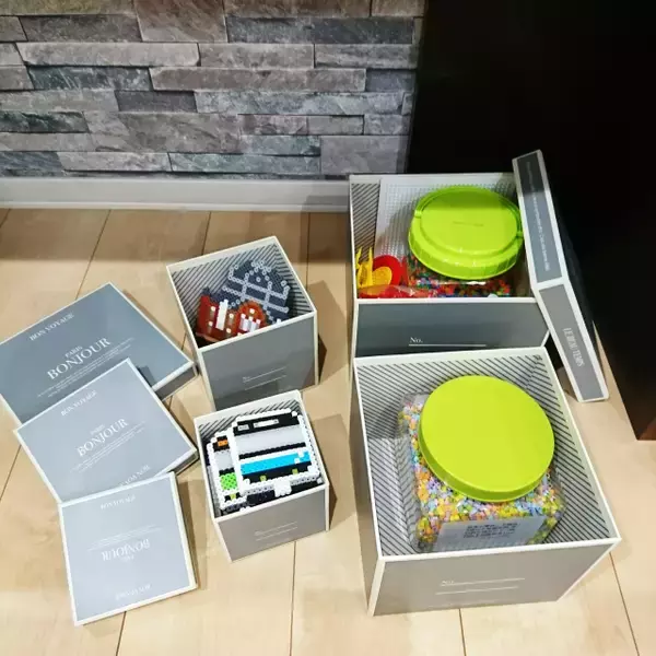 「みんな知りたい！簡単スッキリな、おもちゃの収納アイデア」の画像