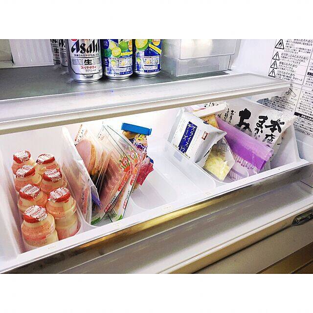 冷蔵庫でも大活躍してくれる♡プラケースを使った収納術