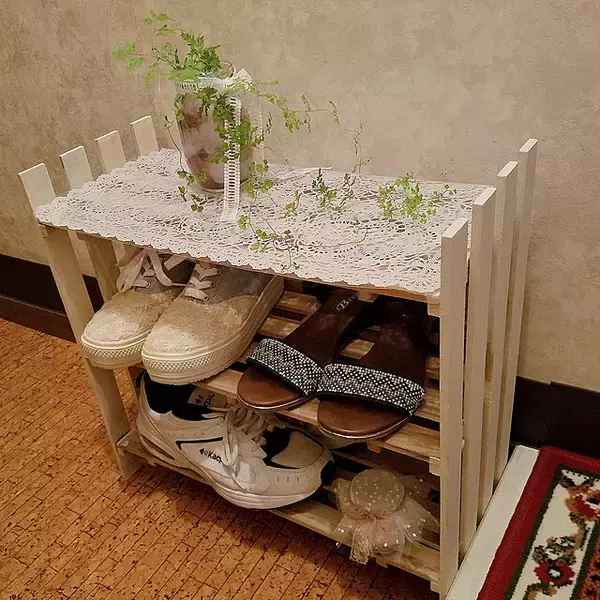 「「結束バンドとすのこで、あっという間の棚作り」 by miccyoさん」の画像