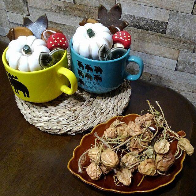 深まる秋のお楽しみ♡狭いスペースにちょこっとハロウィン