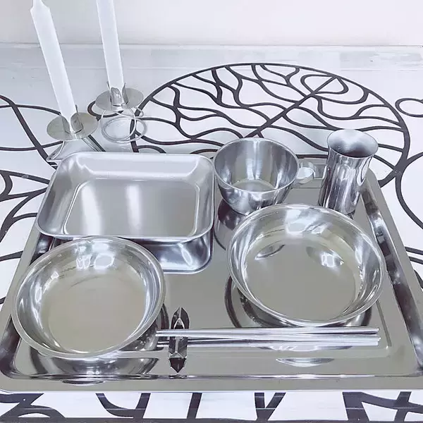 「COOLでオールラウンド☆映えるセリアのステンレス食器」の画像