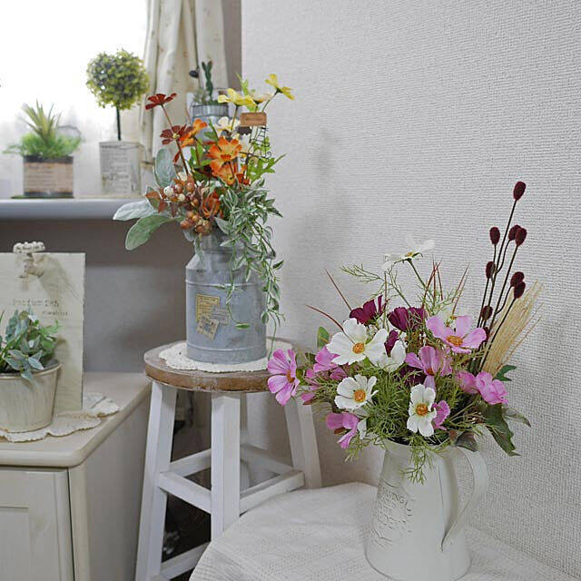 手軽に飾って空間が華やぐ♡ダイソーのフェイクフラワー