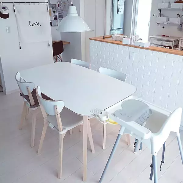 「シンプルデザインにひと目ぼれ♡IKEAの家具で洗練された空間づくり」の画像