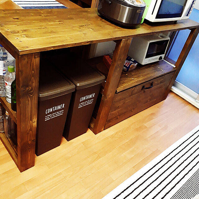 キッチンをセンスアップ☆キッチンカウンターのDIY実例