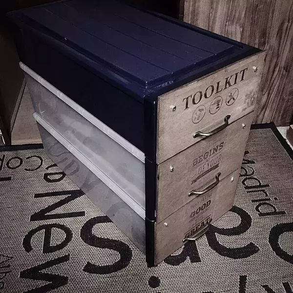 「生活感をなくして魅力アップ！衣装ケースのリメイク術」の画像