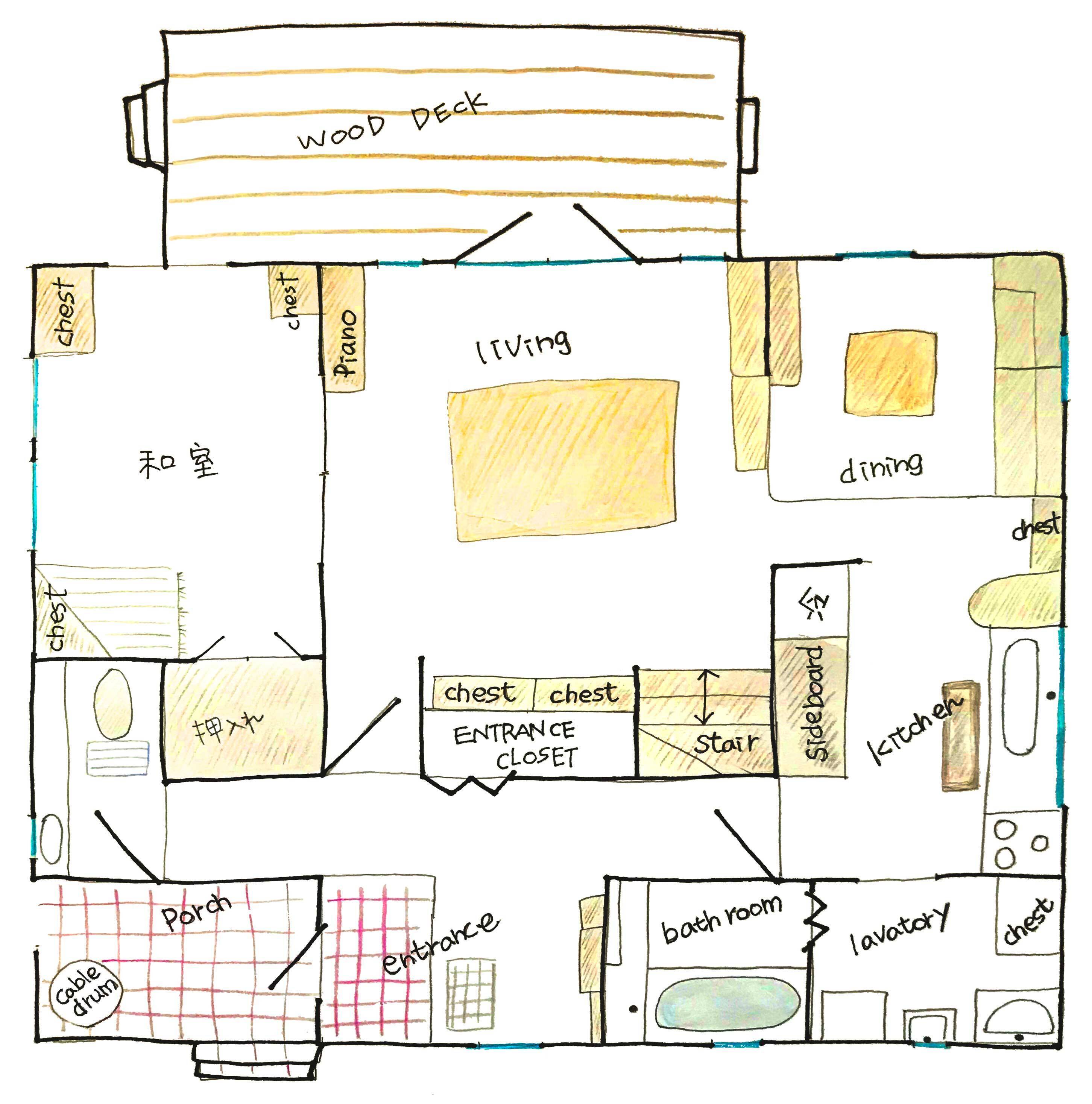 「Iライン収納で時短家事◎清潔感あるコックピットキッチン」 by jun.sakさん