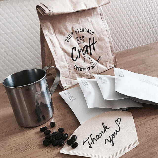 ハンドメイドやアレンジに最適♪コーヒーフィルター活用術