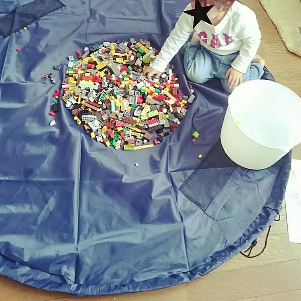 「もうイライラしない♪遊びも片付けも楽しくなるレゴ収納」の画像