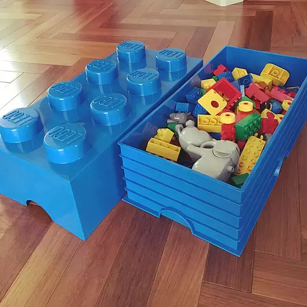 「もうイライラしない♪遊びも片付けも楽しくなるレゴ収納」の画像