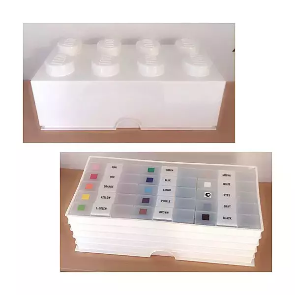 「もうイライラしない♪遊びも片付けも楽しくなるレゴ収納」の画像