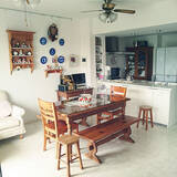 「リゾート感があってリラックス♡雰囲気ある南欧風リビング」の画像4