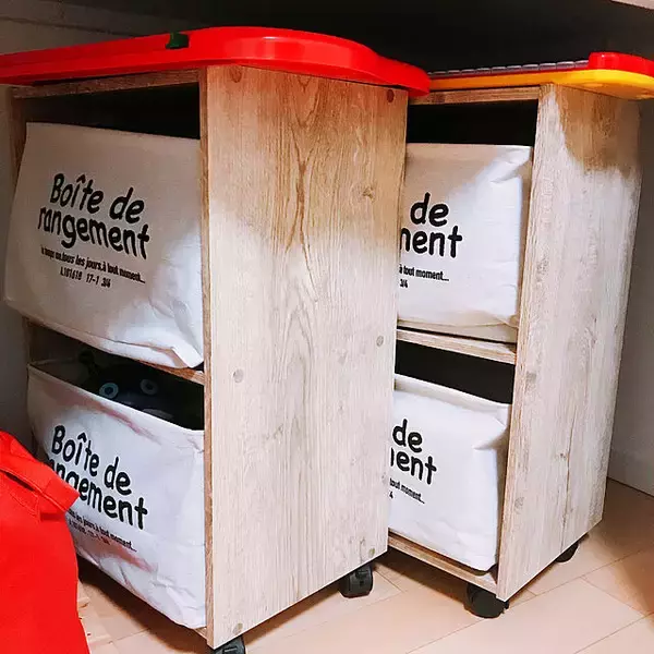 「見た目もスッキリ♪ダイソーのストレージボックスの使い方」の画像