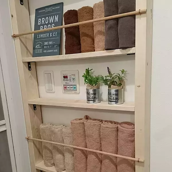 「使いやすく見栄え良く☆たたみ方にも注目したいタオル収納」の画像
