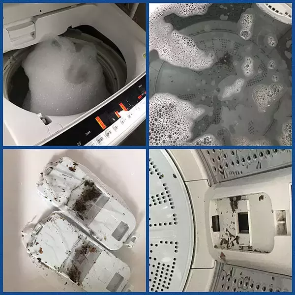 「こまめに掃除して清潔に☆洗濯機をキレイに保つ方法」の画像
