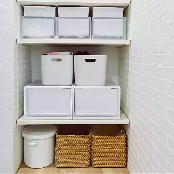 「「ポイントは『仕組み化』。快適！ジャンル分けざっくり収納」 by tata3_homeさん」の画像